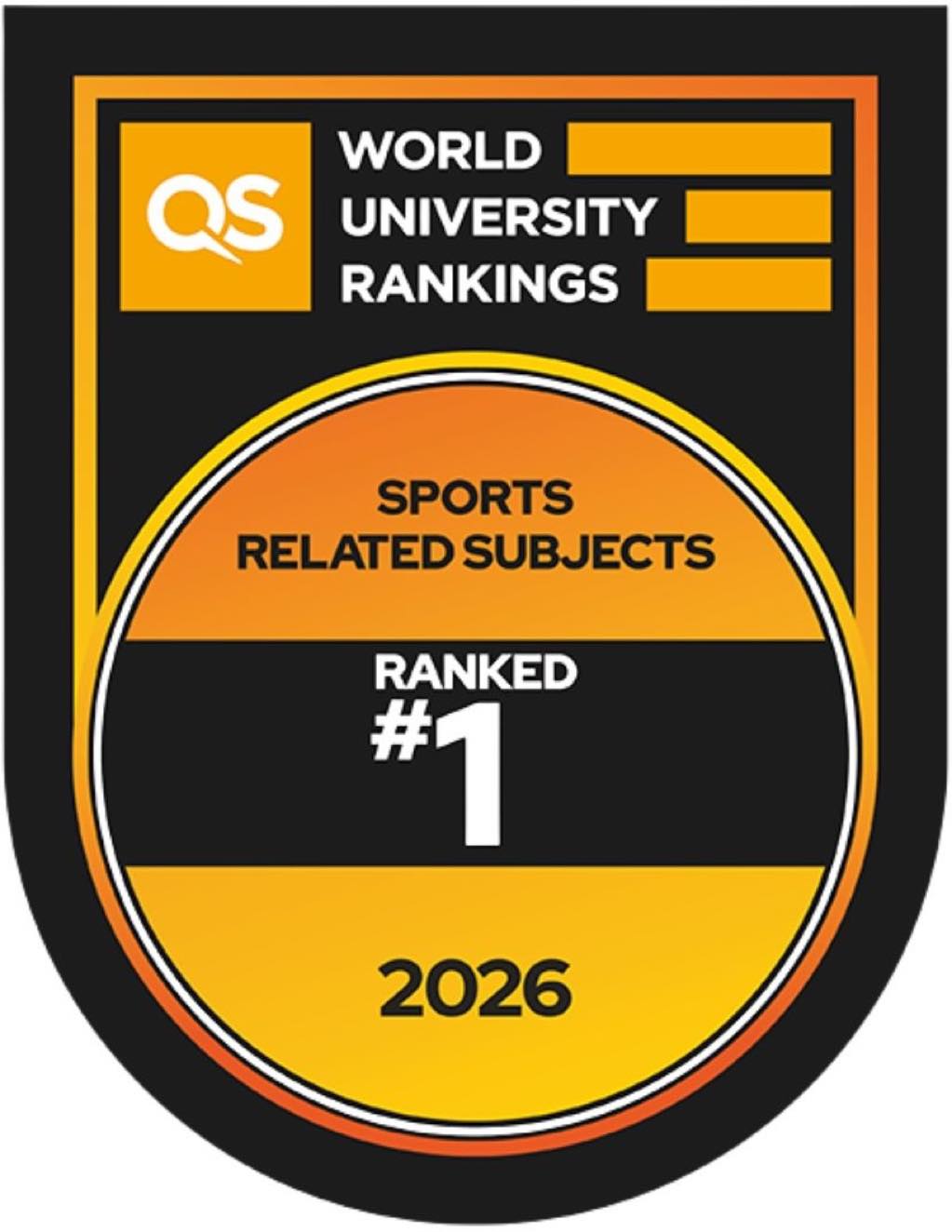 QS World University Rankings Sports Related Subjects Ranked No.1 2026