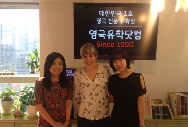 영국유학닷컴 서울강남센터를 방문해 준 WSE의 Isobel